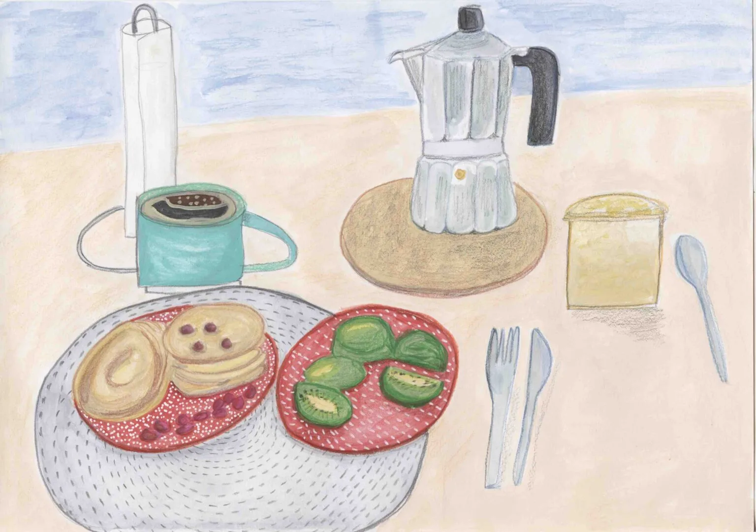 Desayuno café