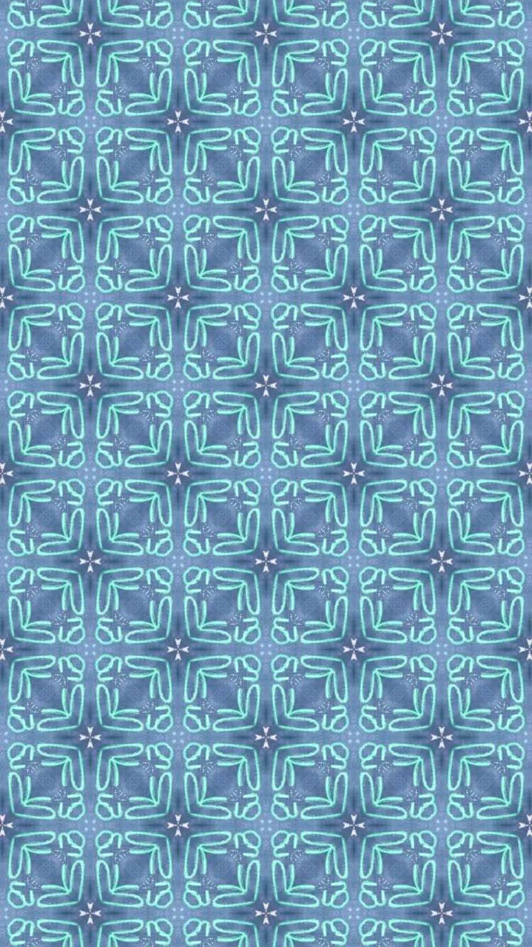 Pattern hongos turquesa
