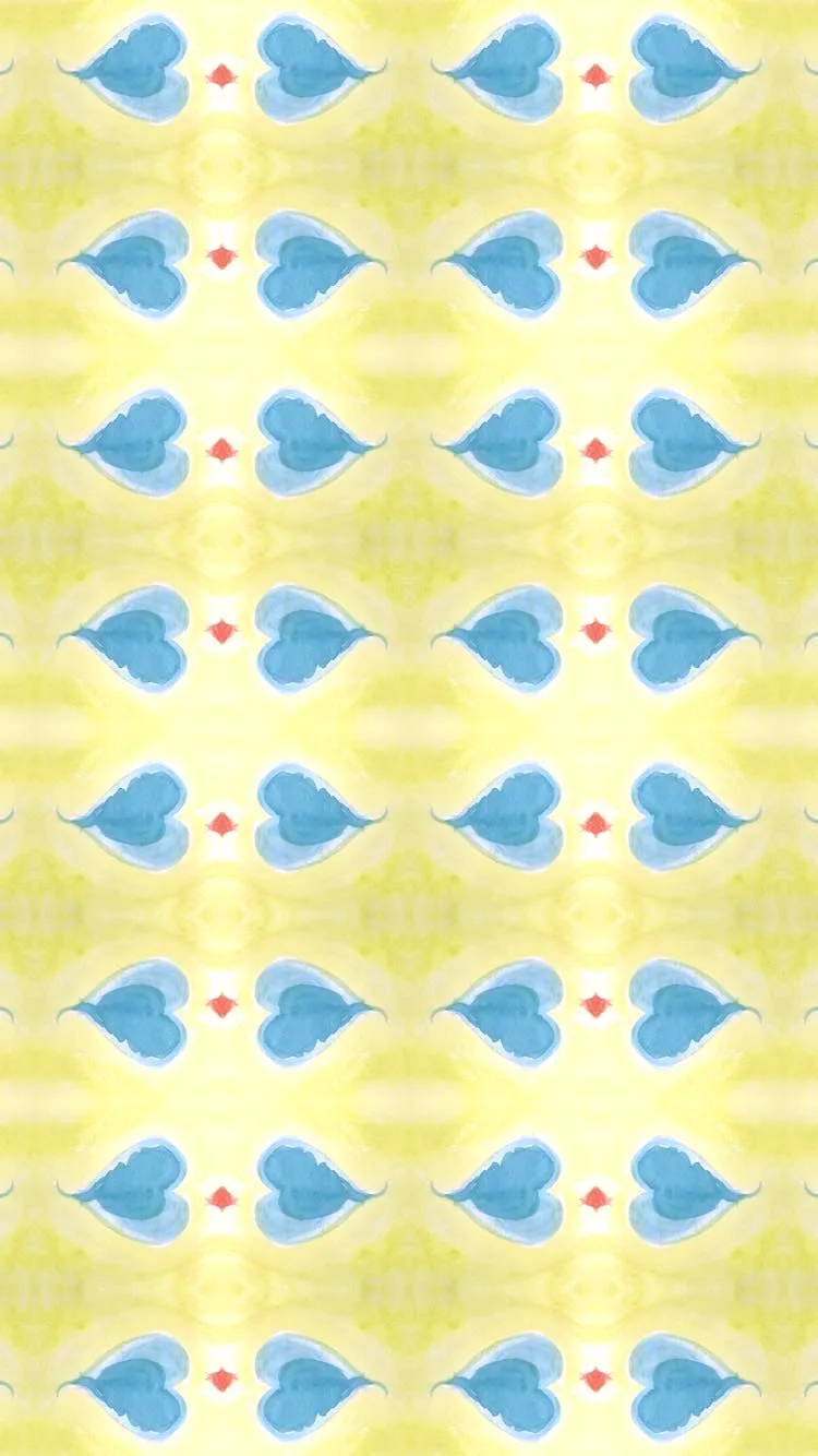Pattern_corazones azules