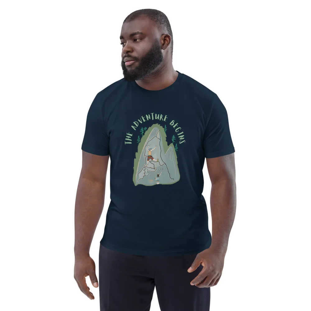 Camiseta climbing de algodón orgánico unisex - Imagen 2