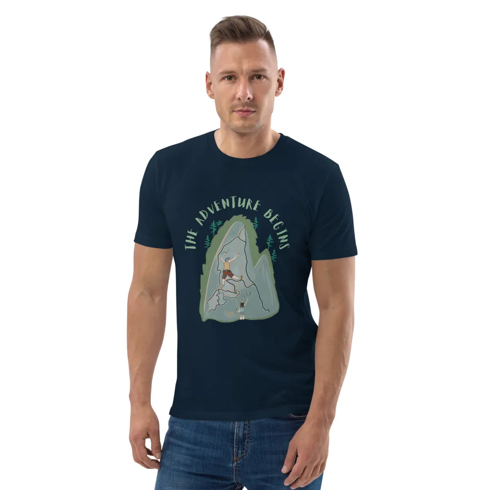 Camiseta climbing de algodón orgánico unisex - Imagen 3