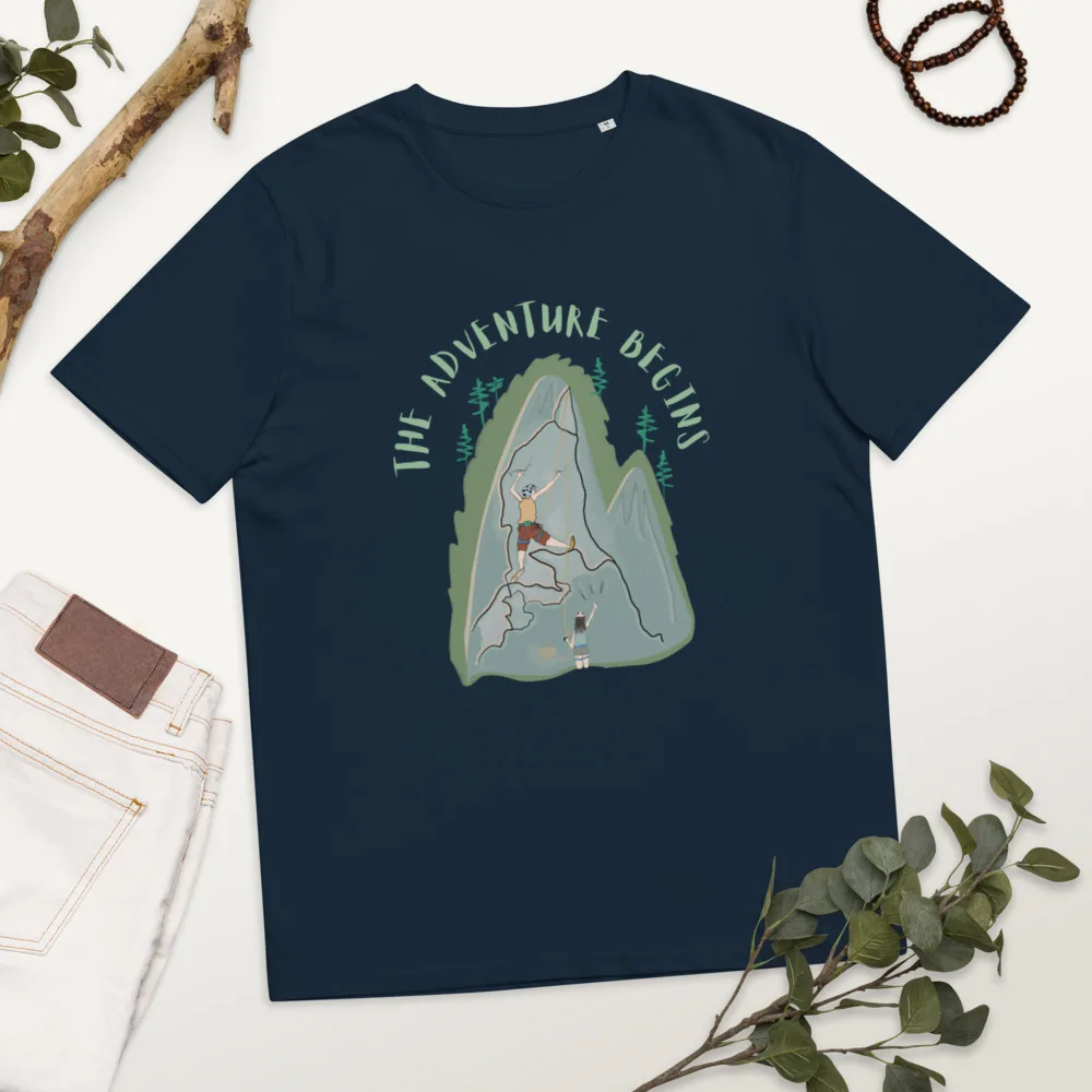 Camiseta climbing de algodón orgánico unisex - Imagen 4