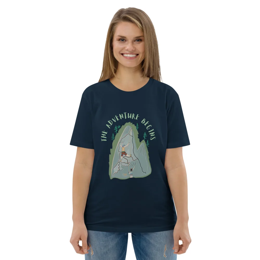 Camiseta climbing de algodón orgánico unisex - Imagen 5