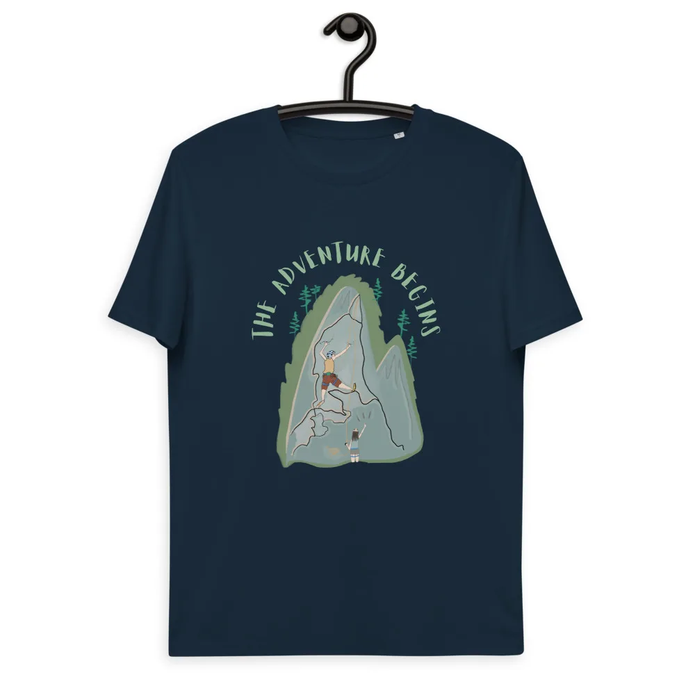 Camiseta climbing de algodón orgánico unisex - Imagen 7