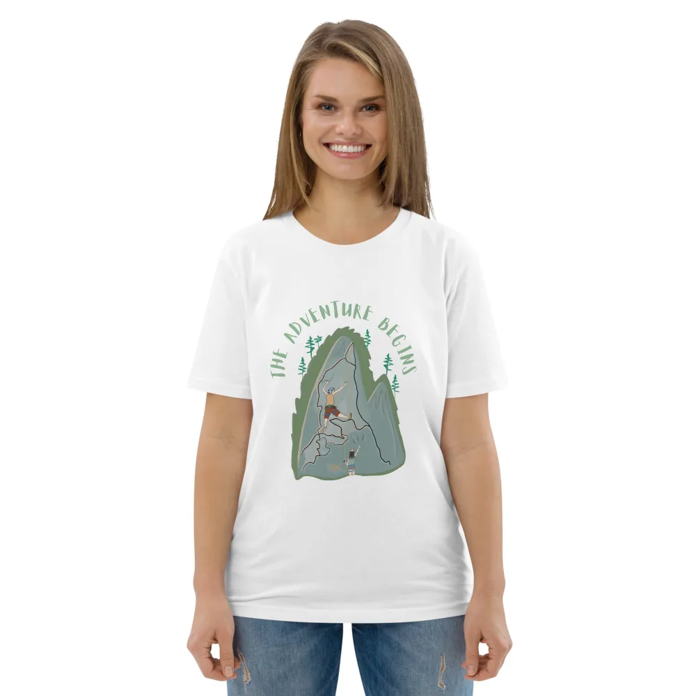 Camiseta climbing de algodón orgánico unisex - Imagen 8