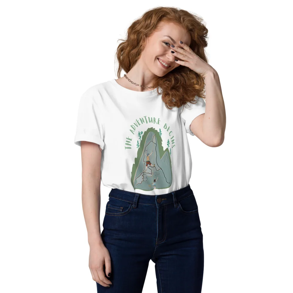 Camiseta climbing de algodón orgánico unisex - Imagen 10