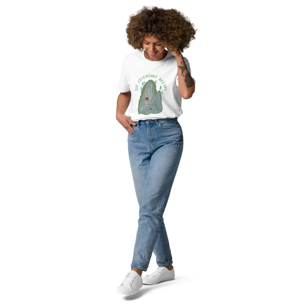 Camiseta climbing de algodón orgánico unisex - Imagen 11