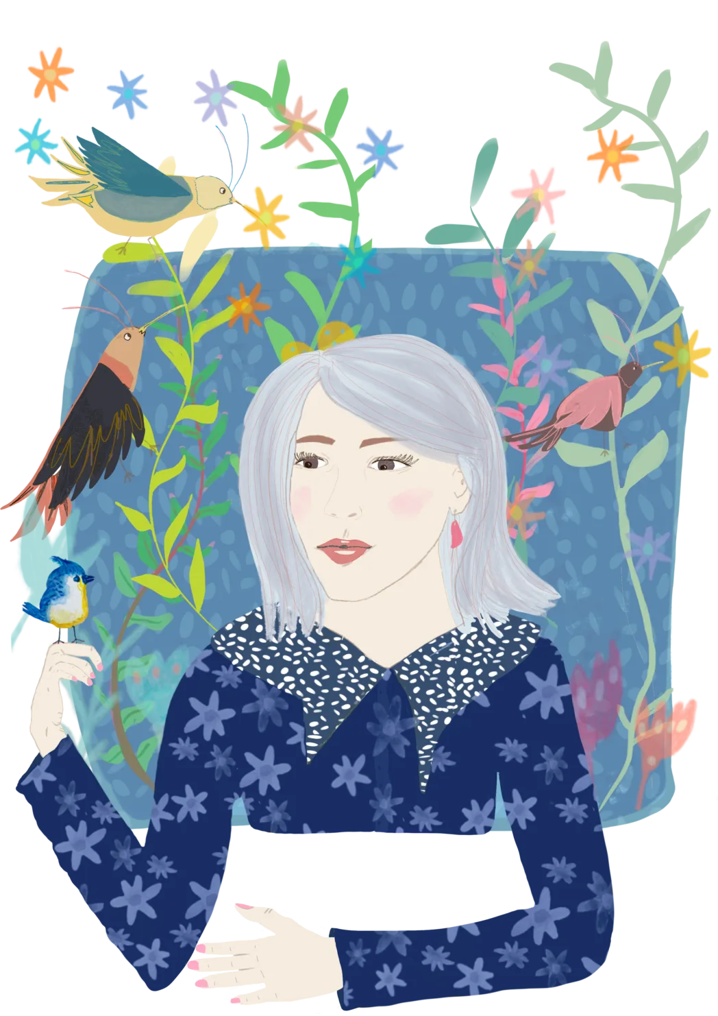 Chicas de los pájaros