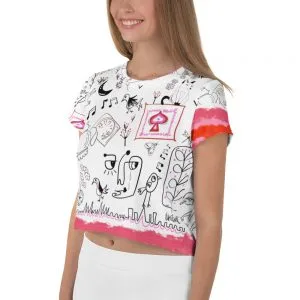 Camiseta corta mágica