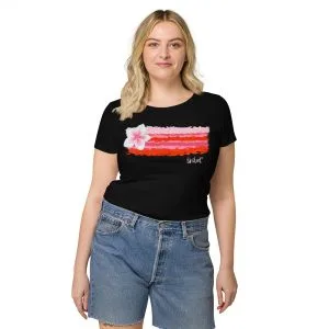 Camiseta orgánica flor de verano
