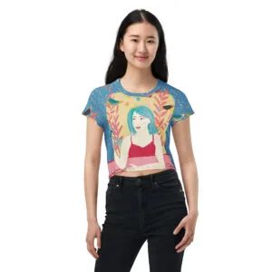 Camiseta corta chica soñadora