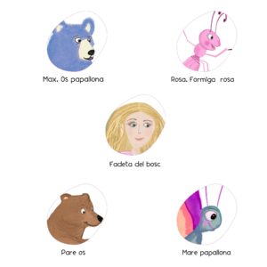 personajes Os papallona